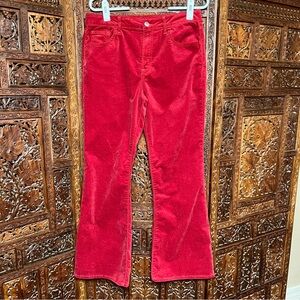 GAP Girls Red Flare Corduroy Jeans size 18 plus